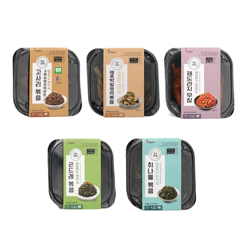 [렌지쿡] 바로먹는 비빔밥용 나물 Best 5종 세트