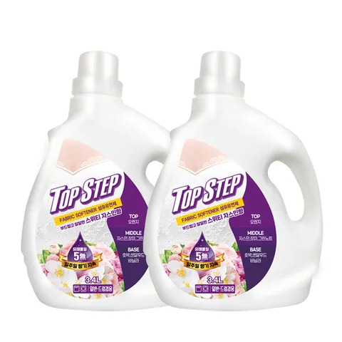 탑스텝 섬유유연제 스위트자스민 3.4L*2개