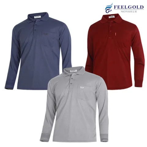 [필골드] 파크타운 남성 무지 카라티셔츠 3종세트PT4803