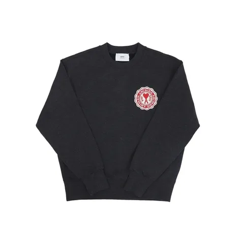 아미 로고 패치 맨투맨 USW011 739 020