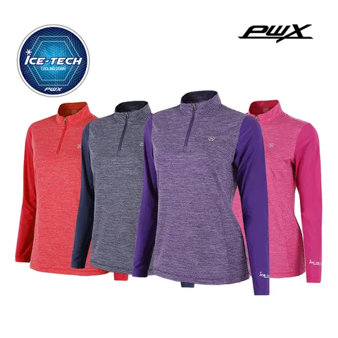 [PWX][A]Q120-3205~08 여성 냉감 집업 티셔츠
