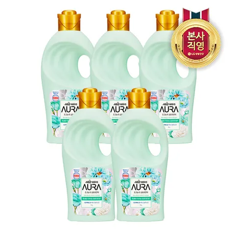 샤프란 아우라 용기 1L 스모키머스크x5개