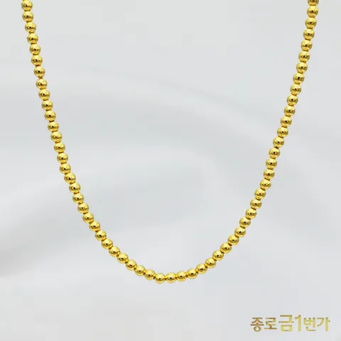 여자 순금 목걸이 볼  37.5g