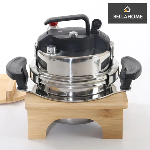 [벨라홈] IH 압력솥 누룽지 가마솥 1.2L+대나무뚜겅/받침(CN9399)