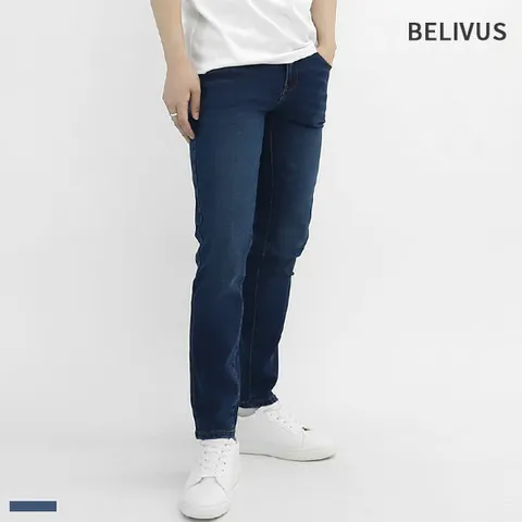빌리버스 남자 청바지 슬림 일자 데님 BSIP019 빅사이즈 스판 팬츠