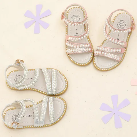 조개 속 진주가득 유아동 여아샌들 kd632