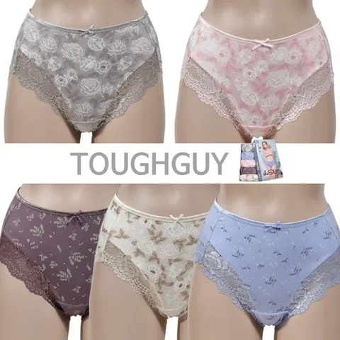 러블리 레이스 여성 삼각팬티 5매입 0186uo