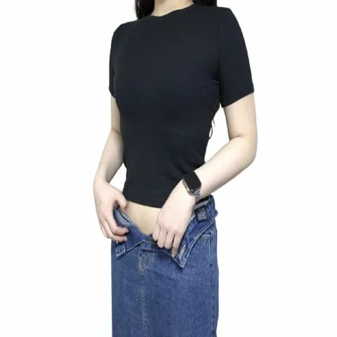 골지 세미 크롭티