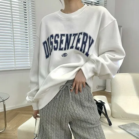 남녀공용 루즈핏 긴팔티 오버핏 맨투맨