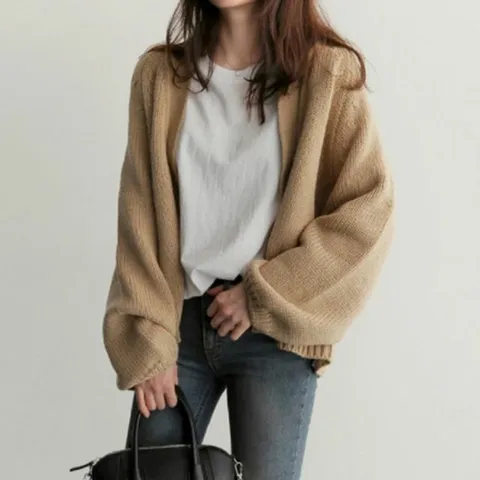 가디건 오버핏 따뜻한 여성가디건 데일리 이쁜 깔끔