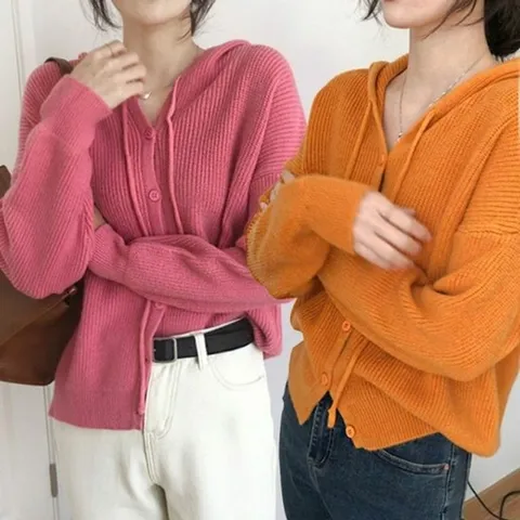 가디건 단추 꽈배기가디건 적당히 신축성니트 도톰한