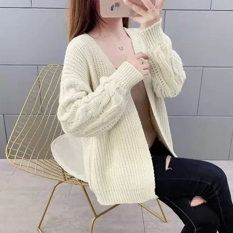 짜임 3컬러 니트데일리 꽈배기 가디건 WS CD03