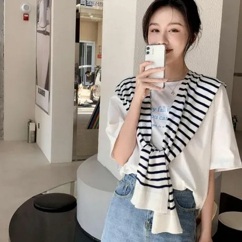 여성데일리가디건 봄 데일리 댄디 단가라 패션 페이크