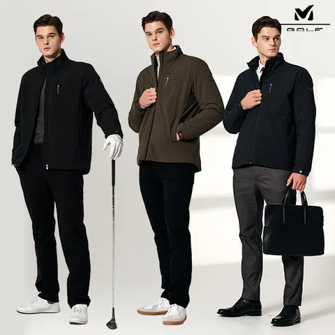 (일시불6천원)밀레골프 남성 아웃도어 셋업 2종