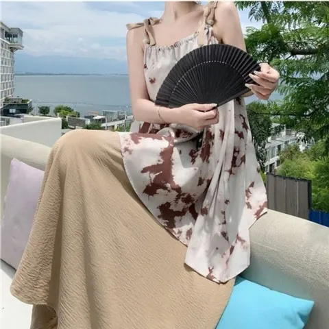 A라인 미니원피스 레이어드St 나시 원피스 여자원피스