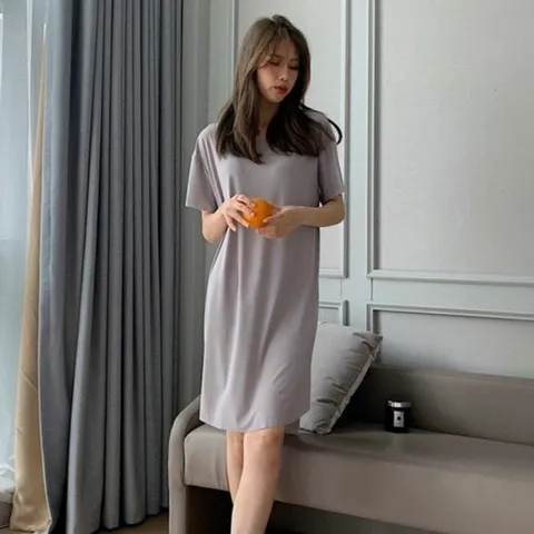 20대원피스 예쁜원피스 캐주얼 원피스 여름 반팔 그레