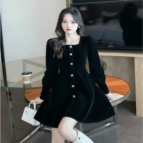 원피스 스퀘어넥 미니원피스 메이비굿 여자원피스추천