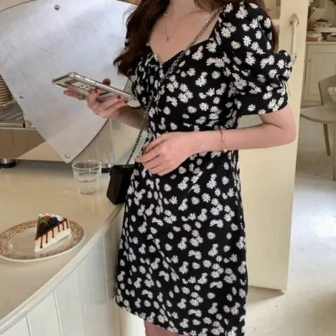 오프 여름 숄더 미니 블랙 하객원피스 클럽 원피스 결