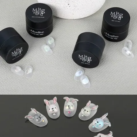 모스티브젤 말랑무드 4종세트 쪼물젤 엠보젤 진주네일 (WB96F58)