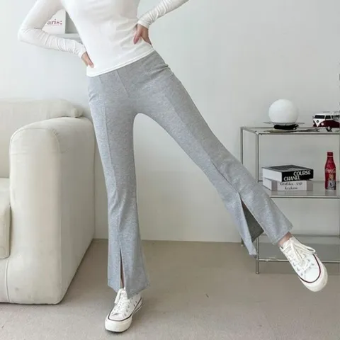 스판 220993 밴드바지 부츠컷 여자밴드바지 골지 팬츠