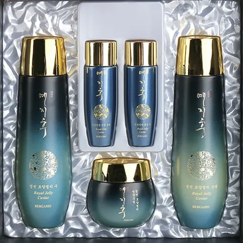 캐비어 로얄젤리추출물 여성 스킨로션크림 화장품세트 (WA53F47)