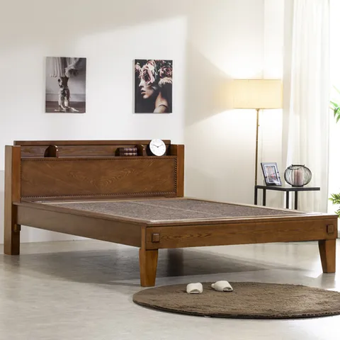 [구들장] 자온 선반형 퀸 홍맥반석 돌침대