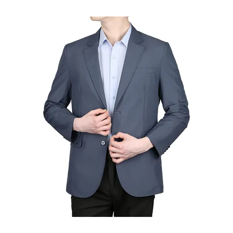 [리빌모아] 시원한 여름원단 백화점용 국산 여름 와셔 쿨 아우터 콤비 자켓 SB-COS-LV73-청쥐색