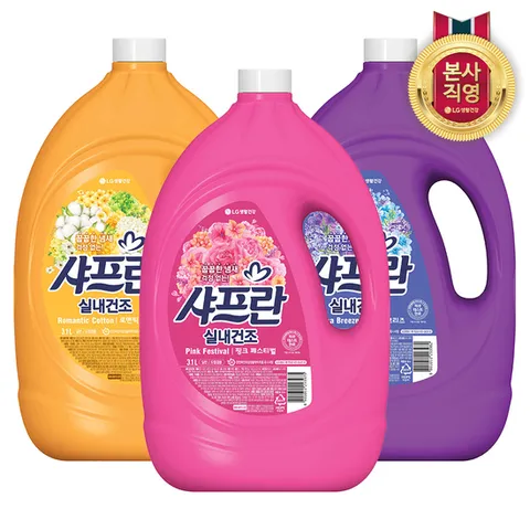 샤프란 실내건조 3.1L x 4개 (3종 택1)