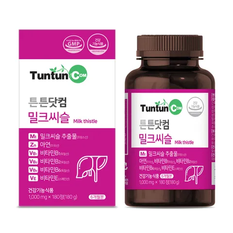 튼튼닷컴 밀크씨슬 1,000 mg X 180 정 (6개월분)
