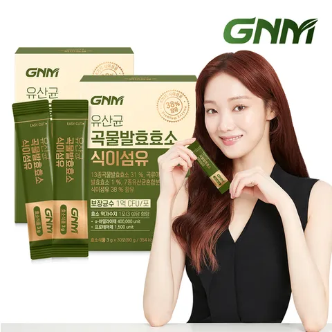 [역가수치 140만]GNM 유산균 곡물 발효 효소 식이섬유 2박스 (총 2개월분)