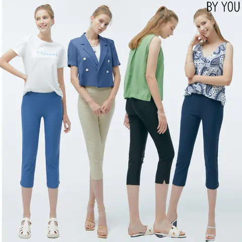 [바이유] 여성 썸머 쿨 인견 7부 팬츠 4종택1_PL8W