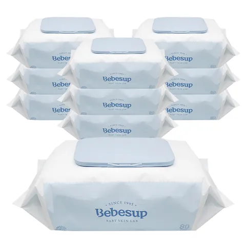 베베숲 모이스처 물티슈 80매 x 10팩