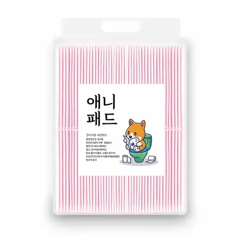 애니패드 강아지배변패드 핑크 대형Lx60x60cmx40매  (WB80275)