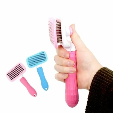 강아지 고양이 빗 털제거 브러쉬 원터치 (WE18022)