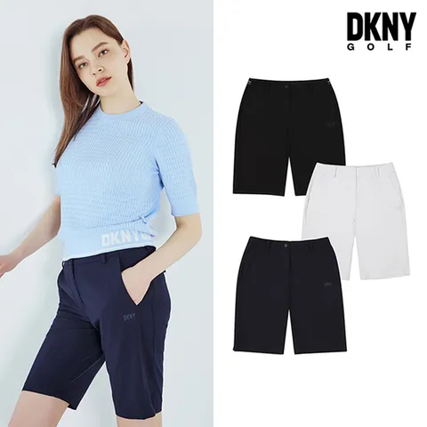 [DKNY GOLF] 24SS 썸머 밴딩 반바지 여성 3종세트 B