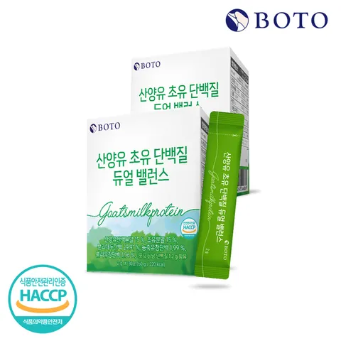 [보뚜] 산양유 초유 단백질 듀얼 밸런스 30포 2박스