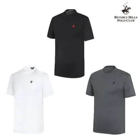 [비버리힐스폴로클럽] 남여 베이직 코튼 크루넥 반팔티 3종택1 TS678 _A
