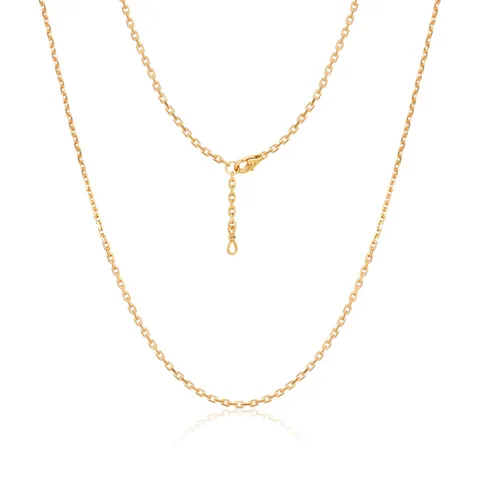 [모룬] 18K 베이직 각줄 체인 목걸이 MON39719