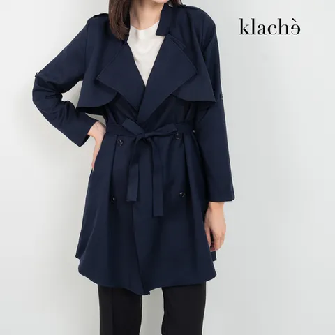 클라셰 엔젤시크트렌치자켓+벨트SET_B3F0454