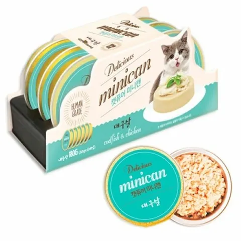 캣퓨어 미니캔 대구살 x 8개입 (WD76C86)