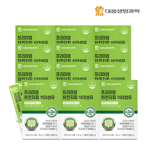 대웅생명과학 프리미엄 차전자피 식이섬유 30포 12박스