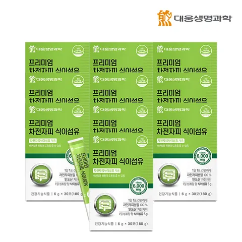 대웅생명과학 프리미엄 차전자피 식이섬유 30포 10박스