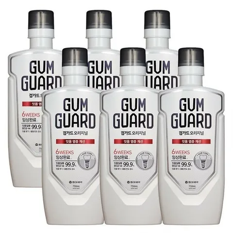 동아제약 가그린 검가드 오리지널 750ml 6개