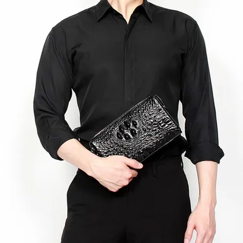 빌리버스 남자 클러치백 가죽 파우치 손가방 보조가방 BJI195