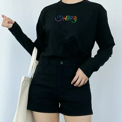 [험블스튜디오] 여성긴팔면티 라운드넥 여자티셔츠