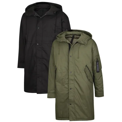 [파파브로] 남성 다운라이크 오버핏 야상 파카 WS-JUW-WDJM170