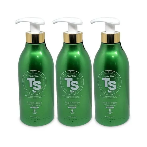 TS 골드플러스 티에스 샴푸 무향 500g 두피케어 3개 Ss