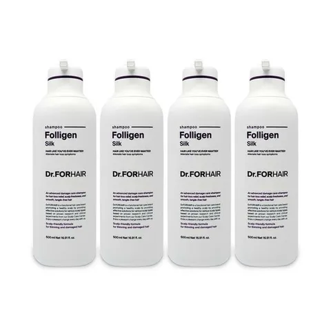 닥터포헤어 폴리젠 실크 샴푸 손상 모발용 500ml 4개 Ss