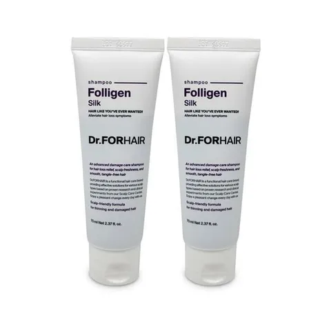 닥터포헤어 폴리젠 실크 샴푸 손상 모발용 시트러스플로럴향 70ml (휴대용) 2개 Ss