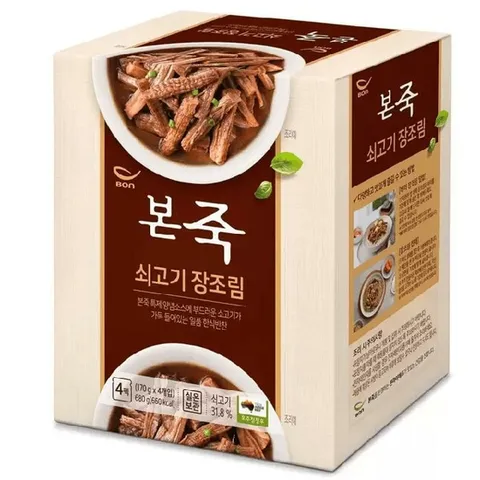 [본죽] 코스트코 본죽 쇠고기 장조림 170g x 4